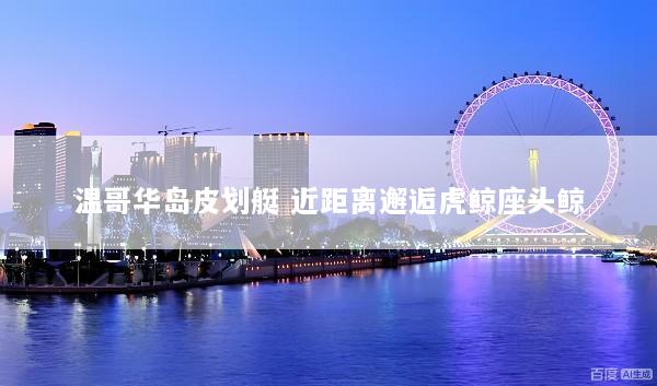 温哥华岛皮划艇 近距离邂逅虎鲸座头鲸